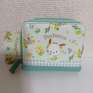 포차코 접이식 지갑 플라워 산리오