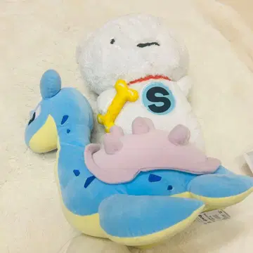 라프라스 짱구는 못말려(크레용 신짱) 시로 봉제 인형 세트