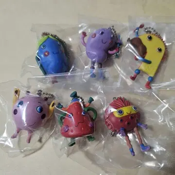 난쟈몬쟈 캡슐 피규어 키링 시로 가챠 컴플리트