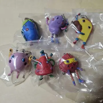 난쟈몬쟈 캡슐 피규어 키링 시로 가챠 컴플리트