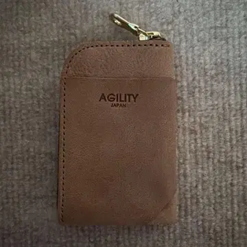 AGILITY 브라운 가죽 키케이스