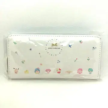 산리오 장지갑 흰색 화이트