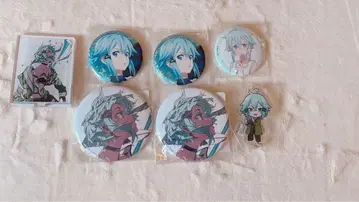 소드 아트 온라인 시논 캔뱃지 미니 아크릴 스탠드 아크릴 키링 7종 세트