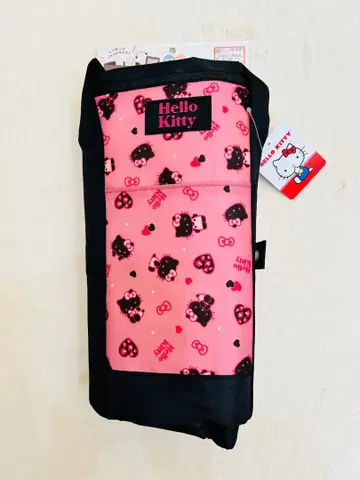 아베일 갸루키티 보냉백 블랙아트키티 보냉 토트백 핑크