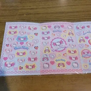 헬로키티 스티커 시트 레트로!