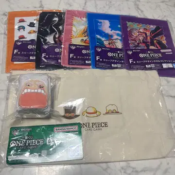 원피스 제일복권 E상 봉제 인형 멀티 카드 케이스 토트백 타월
