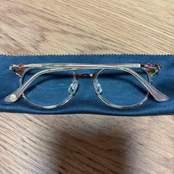 메탈 프레임 안경 세트 디즈니 프린세스 케이스 포함