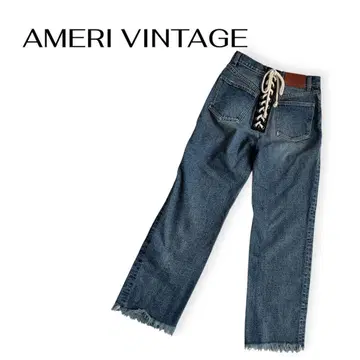 AMERI VINTAGE 아메리빈티지 로프 레이스업 데님 팬츠