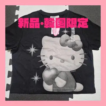 새상품 한국 한정판 SPAO 산리오 헬로키티 T셔츠