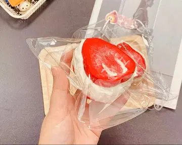 [스퀴즈] 딸기 쇼트 케이크 리얼 후드 저반발