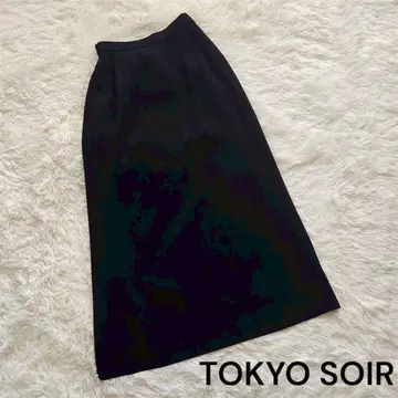 [ 도쿄 소와르 TOKYO SOIR ] 여성용 블랙 포멀 스커트 M