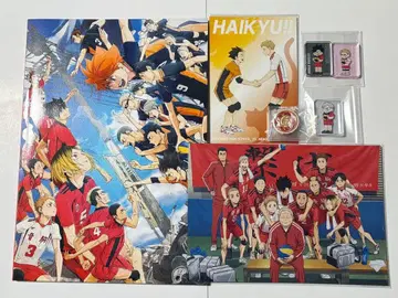 하이큐 네코마타 학원 극장판 팜플렛 특전 학교 휘장 지로리