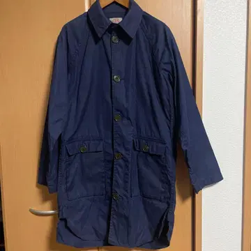 오일 코튼 코트