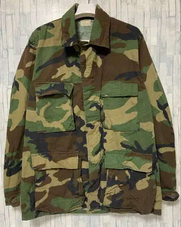 미군 실물 방출품 초기형 81년도 우드랜드 BDU 자켓 화이트 택