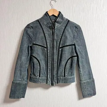 칼 라거펠트 풀 집업 데님 자켓