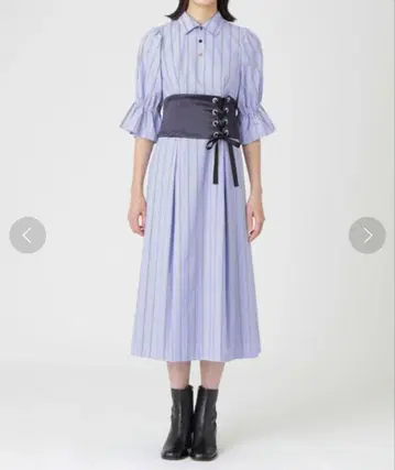 LOVELESS 코르셋 벨트 드레스