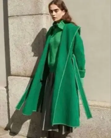 스나이델 그린 롱 코트