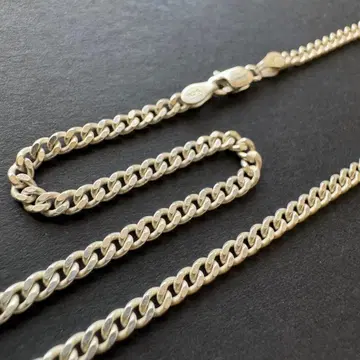 [ 와이드 40cm ] 키헤이 체인 목걸이 silver925