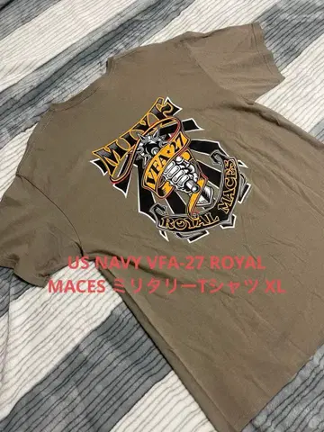 US NAVY VFA-27 ROYAL MACES 밀리터리 T셔츠 XL