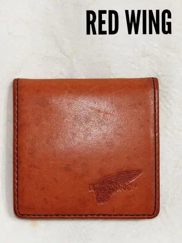RED WING 천연 가죽 코인 케이스