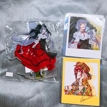 마크로스 만국박람회 캔뱃지 아크릴 스탠드 특전 미쿠모 카나메