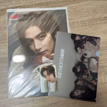 BOYNEXTDOOR 이한 친필 사인 트레이딩 카드 파일