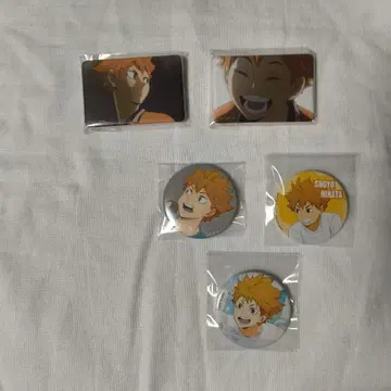 하이큐!! 히나타 쇼요 캔뱃지 묶음 판매