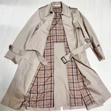 새상품급 UNIQLO C 유니클로 베이지 더블 브레스트 트렌치코트