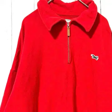 타운크래프트 빨간색 하프 지퍼 맨투맨 F 더 폭스 프릭스스토어 별주