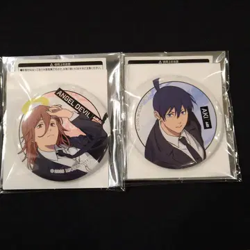 체인소 맨 하야카와 아키 천사의 악마 캔뱃지 캐릭터 배지 익명 배송