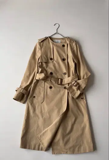 SLOBE IENA 슬로브 이에나 노카라 트렌치코트 38