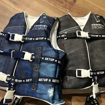 Getup 데님풍 구명 조끼