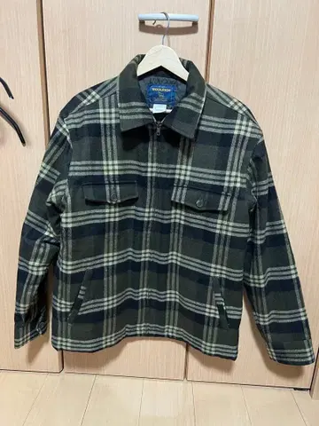 울리치 체크 셔츠 자켓