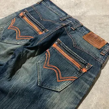 [ EDWIN ] 에드윈 424XVS 빈티지 가공 루즈 스트레이트 데님