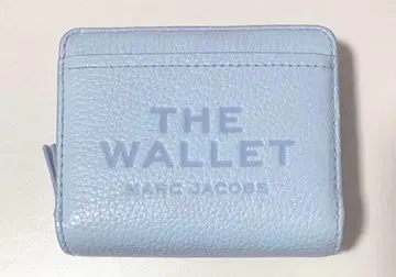 [ 미사용 새상품 ] MARC JACOBS 접이식 지갑 라이트 블루