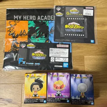 나의 히어로 아카데미아 아트 타월과 쵸코놋코 피규어 세트