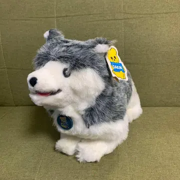 빈티지 DAKIN 봉제 인형 허스키 개 쇼와 레트로