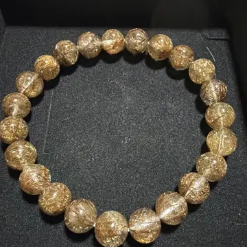 고품질 실버 루틸 쿼츠 팔찌 16cm