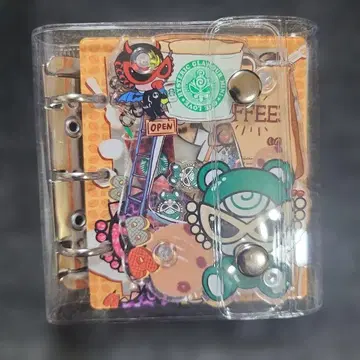 히스미니 바스락 바인더 노트 리필 25매 포함 A8 씰북