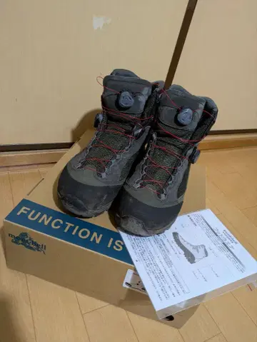 몽벨 등산화 BOA 시스템 그레이