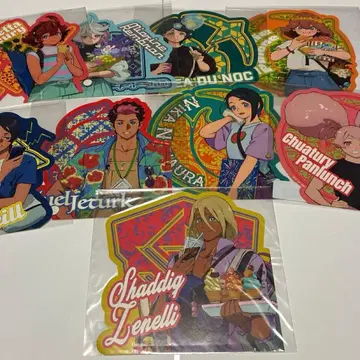 기동전사 건담 수성의 마녀 페스티벌 트래블 스티커 9개