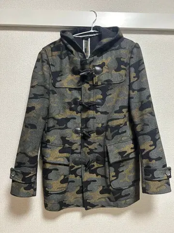 HYDROGEN 카모플라쥬 더플 코트