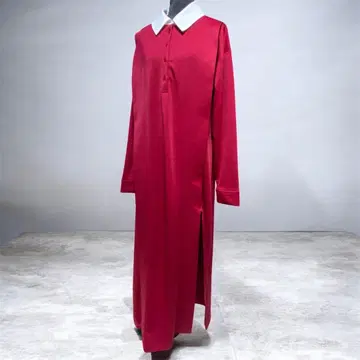 새상품급 WONEM 워넴 라거 셔츠 슬릿 롱 원피스 카와세 토모코