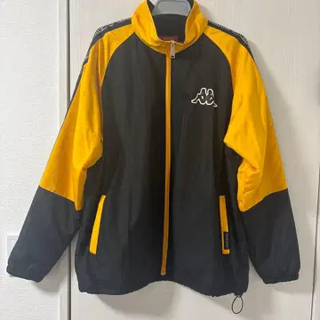 Kappa 나일론 자켓 LL 블랙/노랑