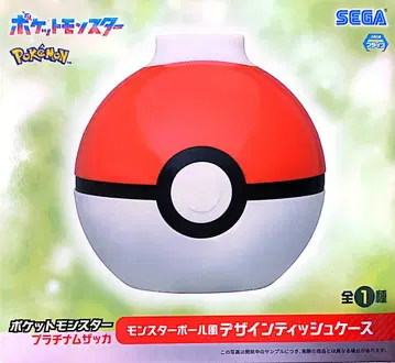 포켓몬 몬스터볼 디자인 티슈 케이스 플래티넘 잡화