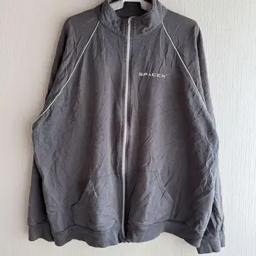 레어 SpaceX 집업 후드티 아메리칸어패럴제 USA제 그레이 XL