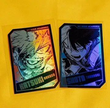 나의 히어로 아카데미아 홀로 카드 점프샵 바쿠고 토도로키