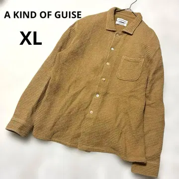 A KIND OF GUISE 코튼 셔츠 자켓 와플 원단 XL