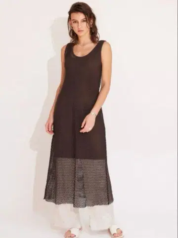 ALEXIA STAM Mesh Tank Top & Rib Tank Top