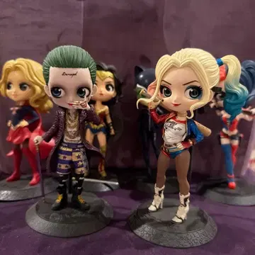 Qposket 6체 세트 마블 할리 퀸